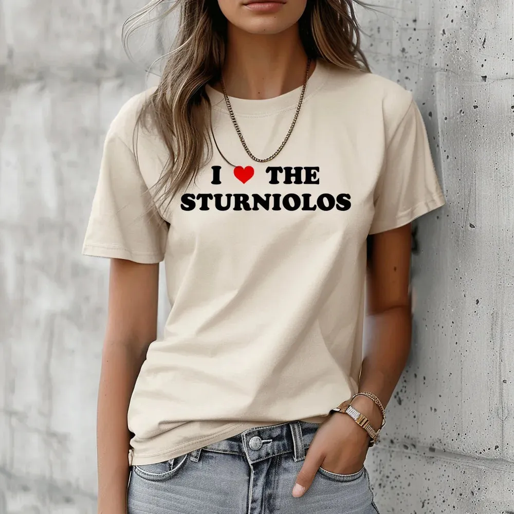 Y2K-Inspired Sturniolo Triplets Graphic Tee for Women - Trendy Casual Streetwear Top with Fun Cartoon Design